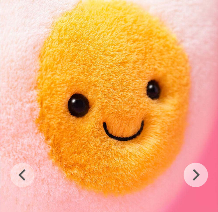 Jellycat Jellycat - Amuseables Heart Boiled Egg