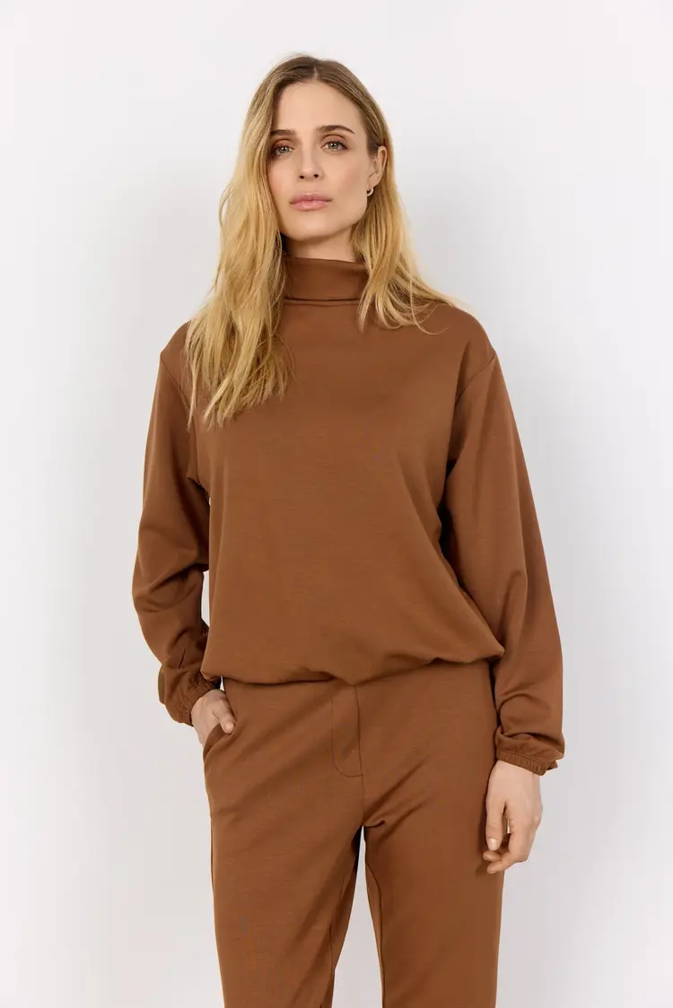 Soya Concept Soya Concept - BANU 203 Mock Neck Sweater