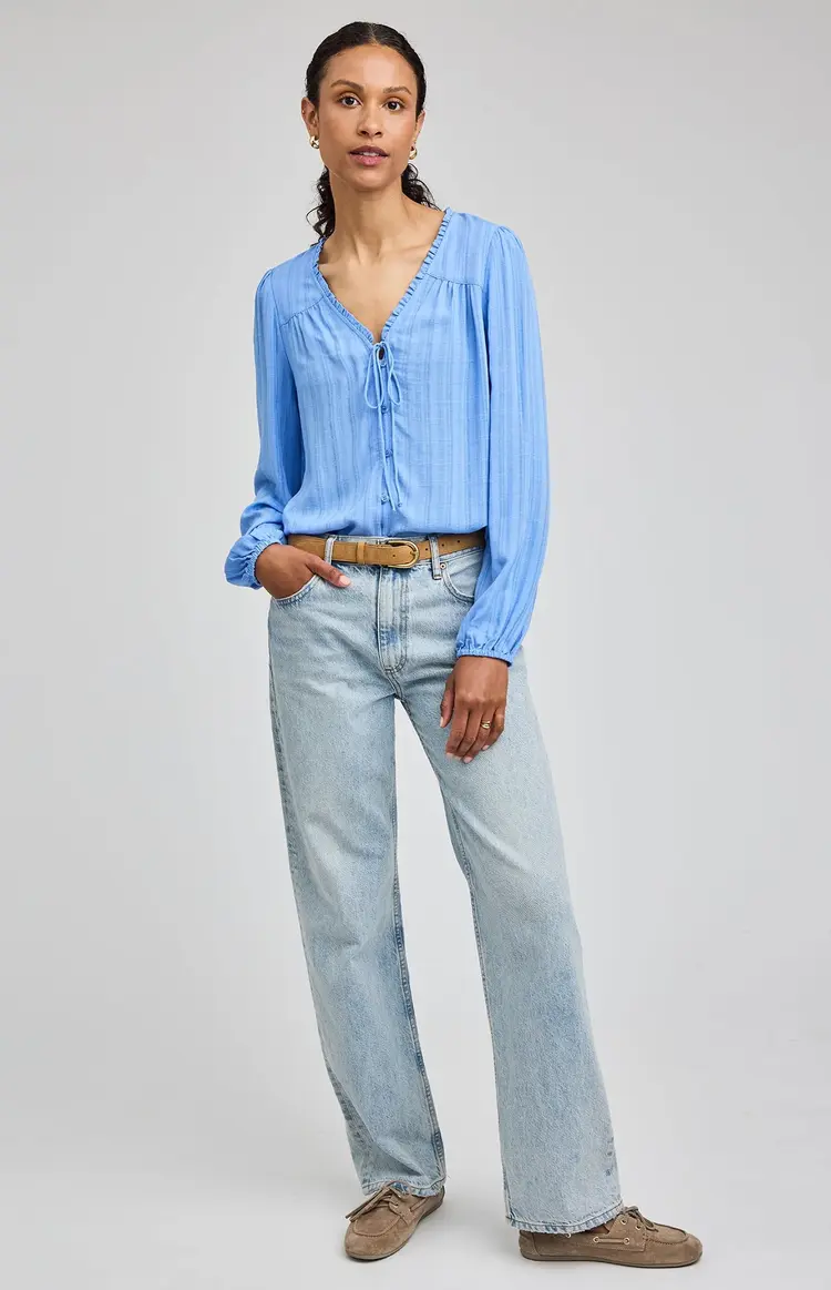 Gentle Fawn Gentle Fawn - VANESSA  LS Button Blouse