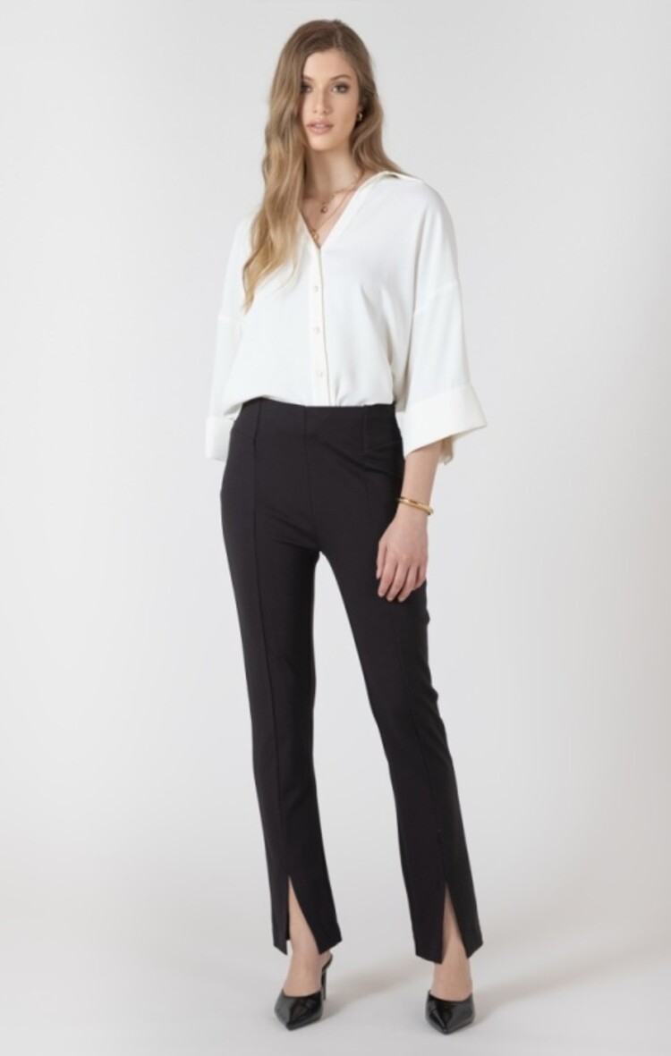 Black Tape Black Tape - Split Hem Slim Pant