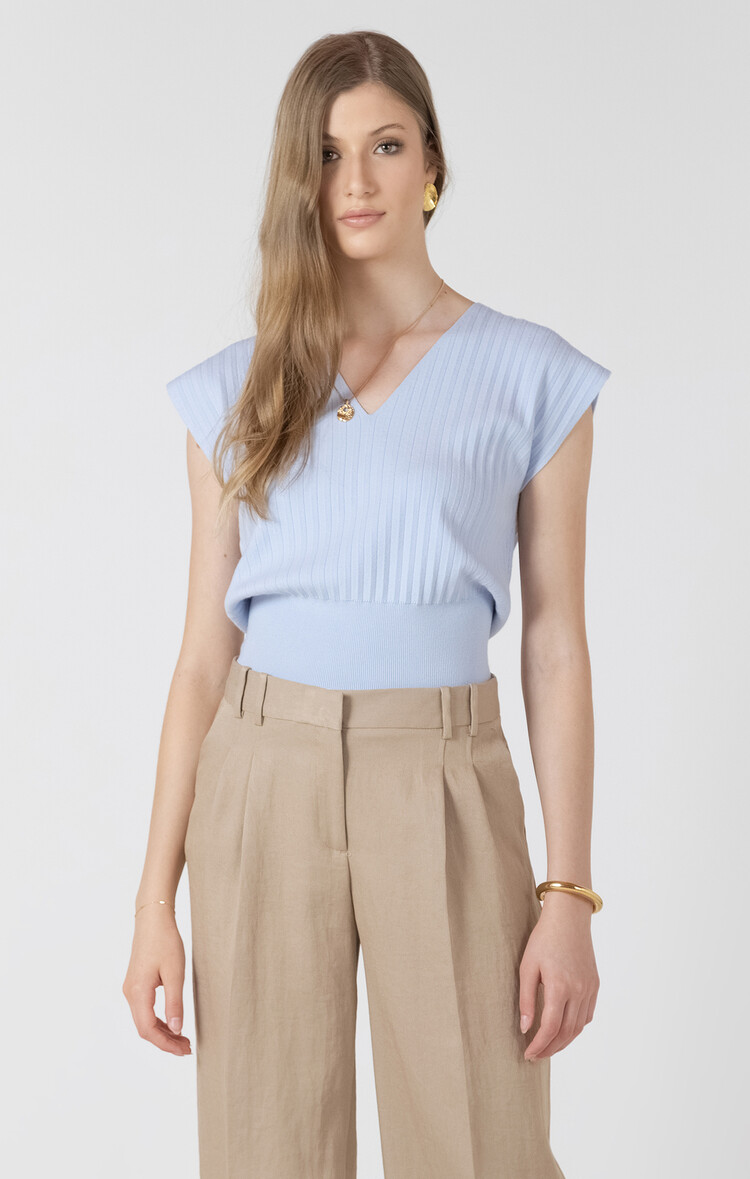 Black Tape Black Tape - Pleat Lightweight Effect Sweater