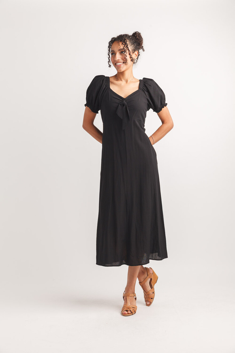 Papillon Papillon - OTS V Neck Dress w Pockets
