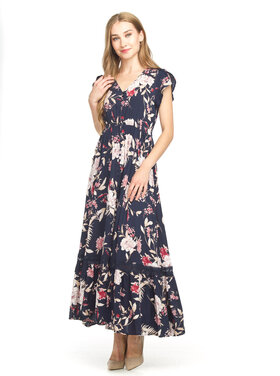 Papillon Papillon - Floral SS Maxi Dress