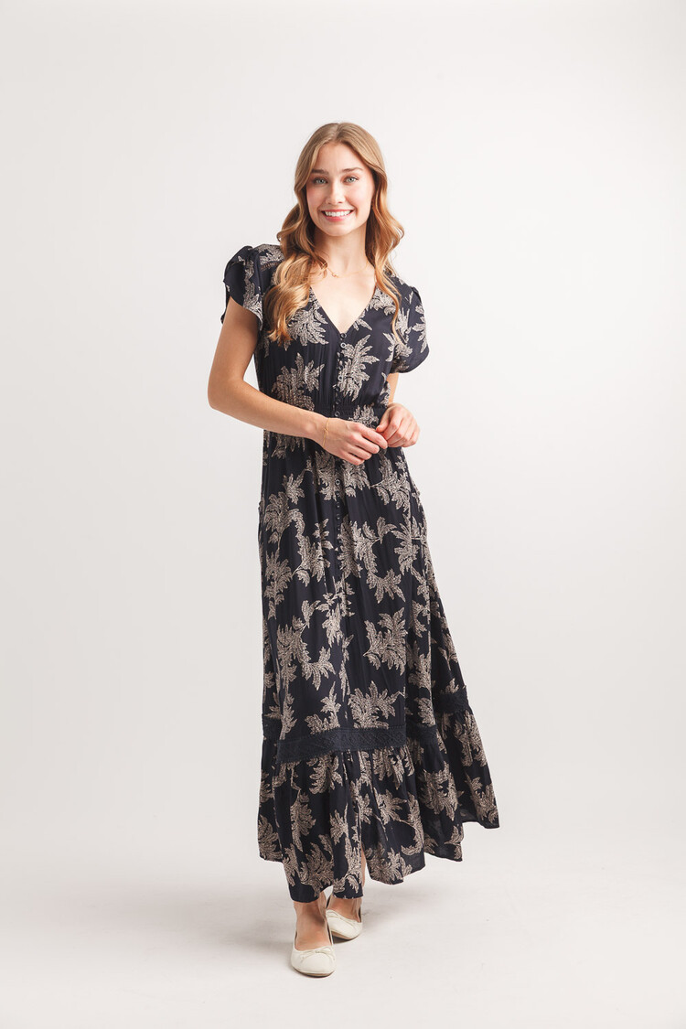 Papillon Papillon - SS Maxi Dress with Lace