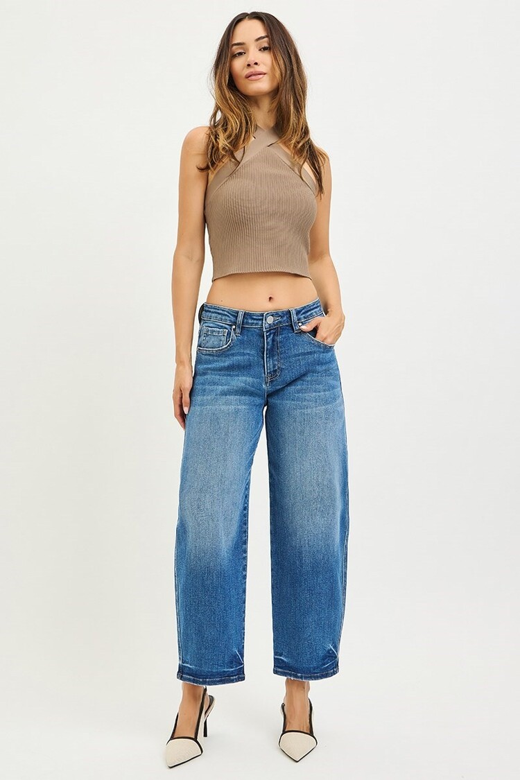 Risen Risen - 21419 Slouchy Crop Barrel