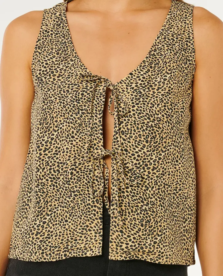 Rip Curl Rip Curl - Animal Instincts Tie Front Top