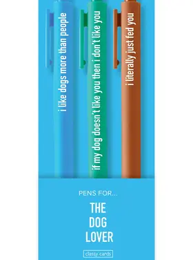 Classy Cards Classy Cards - The Dog Lover Pens