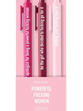 Classy Cards Classy Cards - Powerful Fucking Women Pen