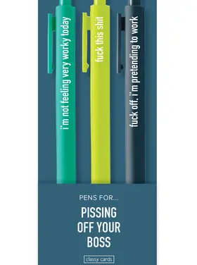 Classy Cards Classy Cards - Pissing Off Your Boss Pen