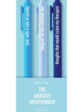 Classy Cards Classy Cards - Anxious Overthinker Pens