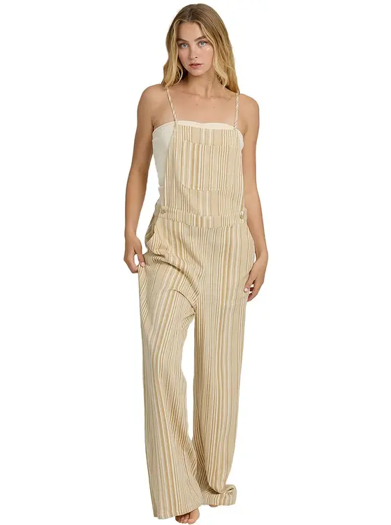 Over loose Jumpsuit アイボリー Jumpsuits - Quintessential