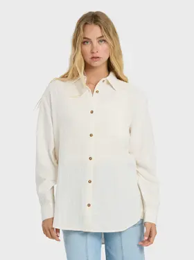 Billabong Billabong - Wanderer  Button Down Solid LS Top