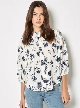 Apricot Apricot - Pressed Daisy Vol Slv Shirt