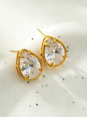 Hackney Nine Hackney Nine - MARTHA Tear Drop Stud G