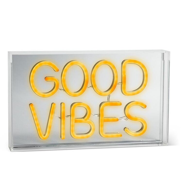 Abbott Abbott - Good Vibes Neon Led Sign (Yellow)