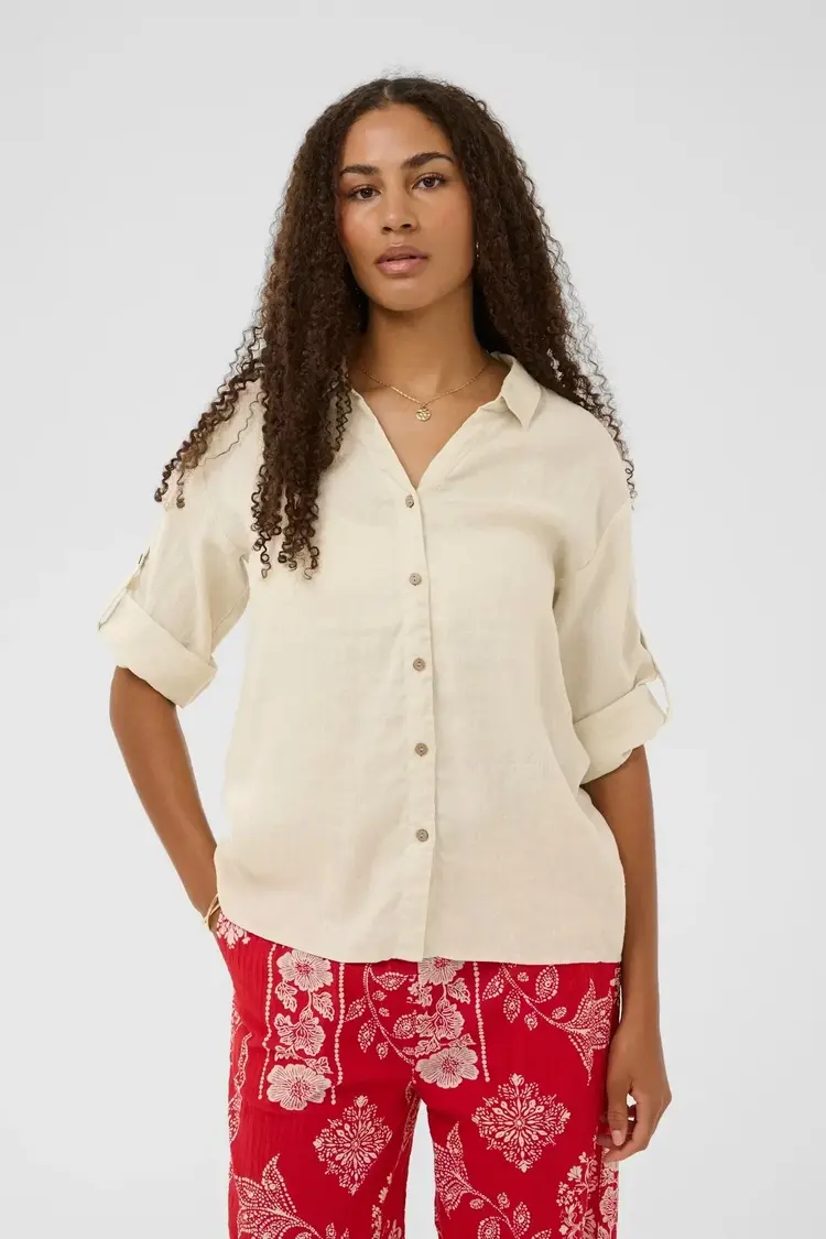 Cream Cream - BELLIS 3/4 SLV Top