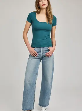 Gentle Fawn Gentle Fawn - SHAYLEEN SS Scoop Neck Top