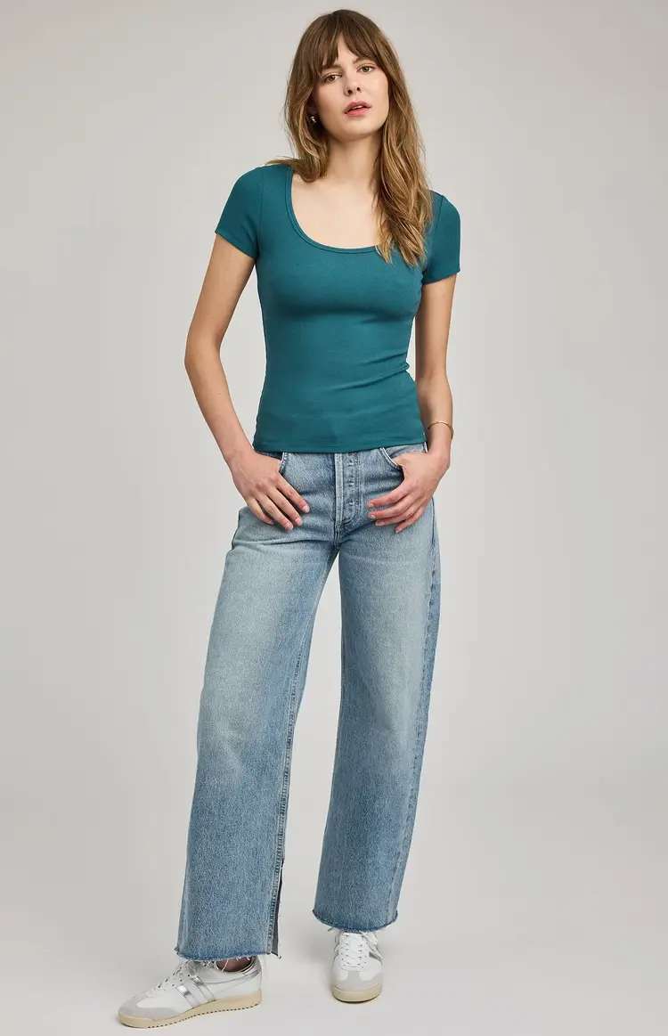 Gentle Fawn Gentle Fawn - SHAYLEEN SS Scoop Neck Top