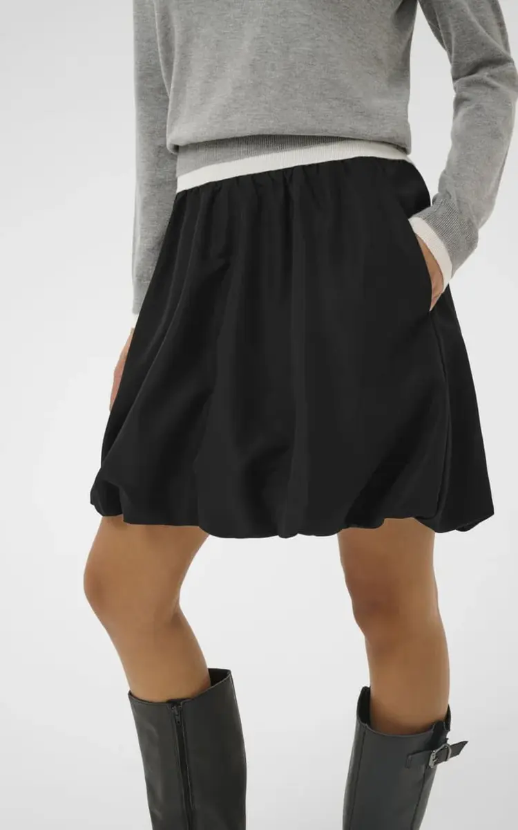 Kaffe Kaffe - KIRSTEN Bubble Hem Mini Skirt