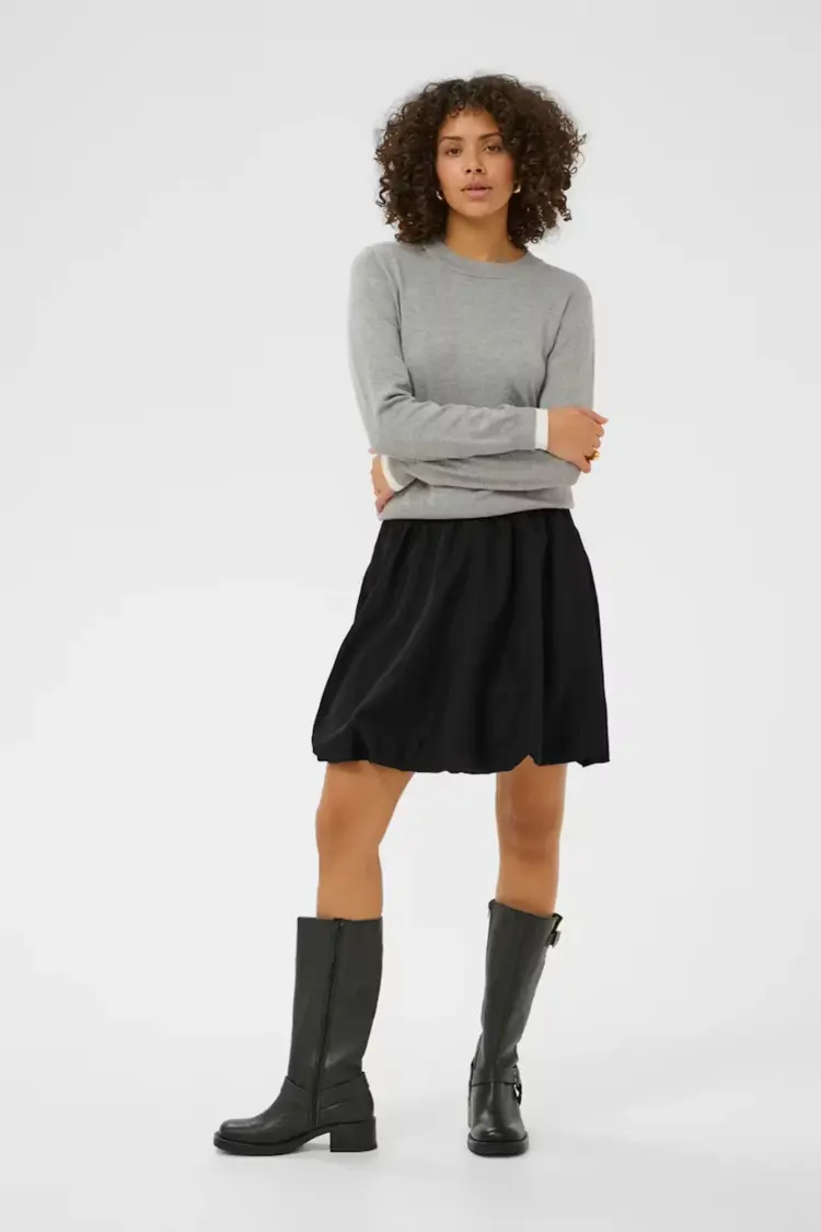 Kaffe Kaffe - KIRSTEN Bubble Hem Mini Skirt