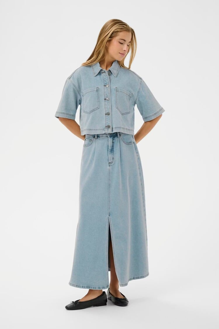 Kaffe Kaffe - MINNA SS Denim Shirt