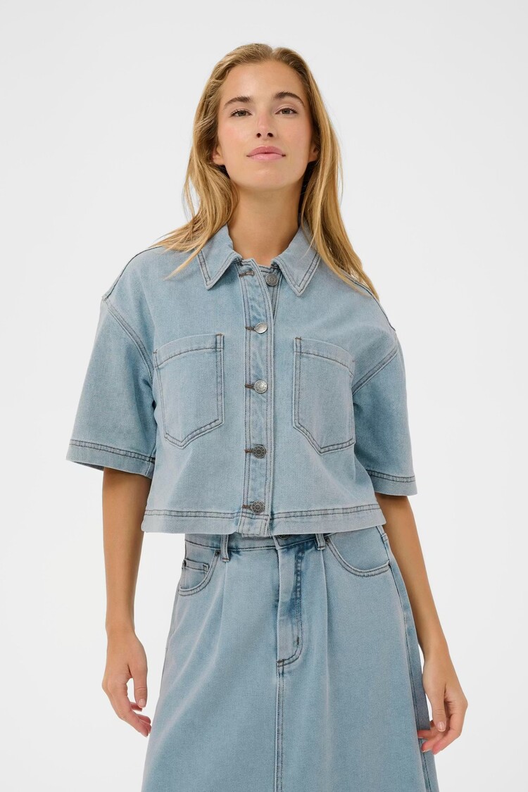 Kaffe Kaffe - MINNA SS Denim Shirt