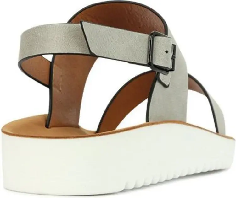 Los Cabos Los Cabos - NINA Sandal in LT Grey