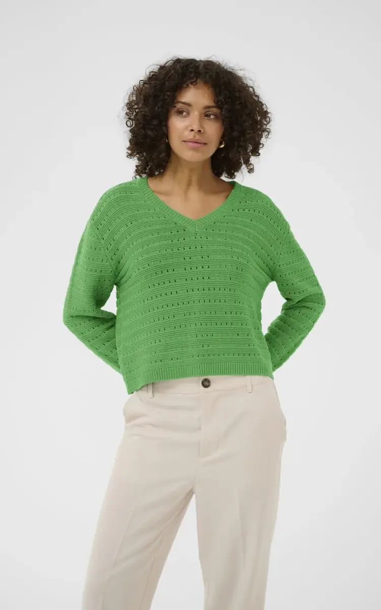 Kaffe Kaffe - METTA LS V-Neck Sweater