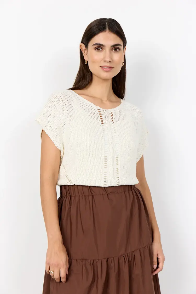 Soya Concept Soya Concept - CARYNN 1 Knitted Slvless Top