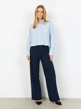 Soya Concept Soya Concept - CASSY 1 LS Button Crop Top