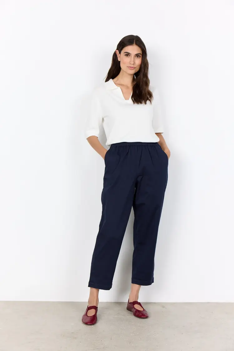 Soya Concept Soya Concept - DOLLIE 817 VNeck SS Knit Top