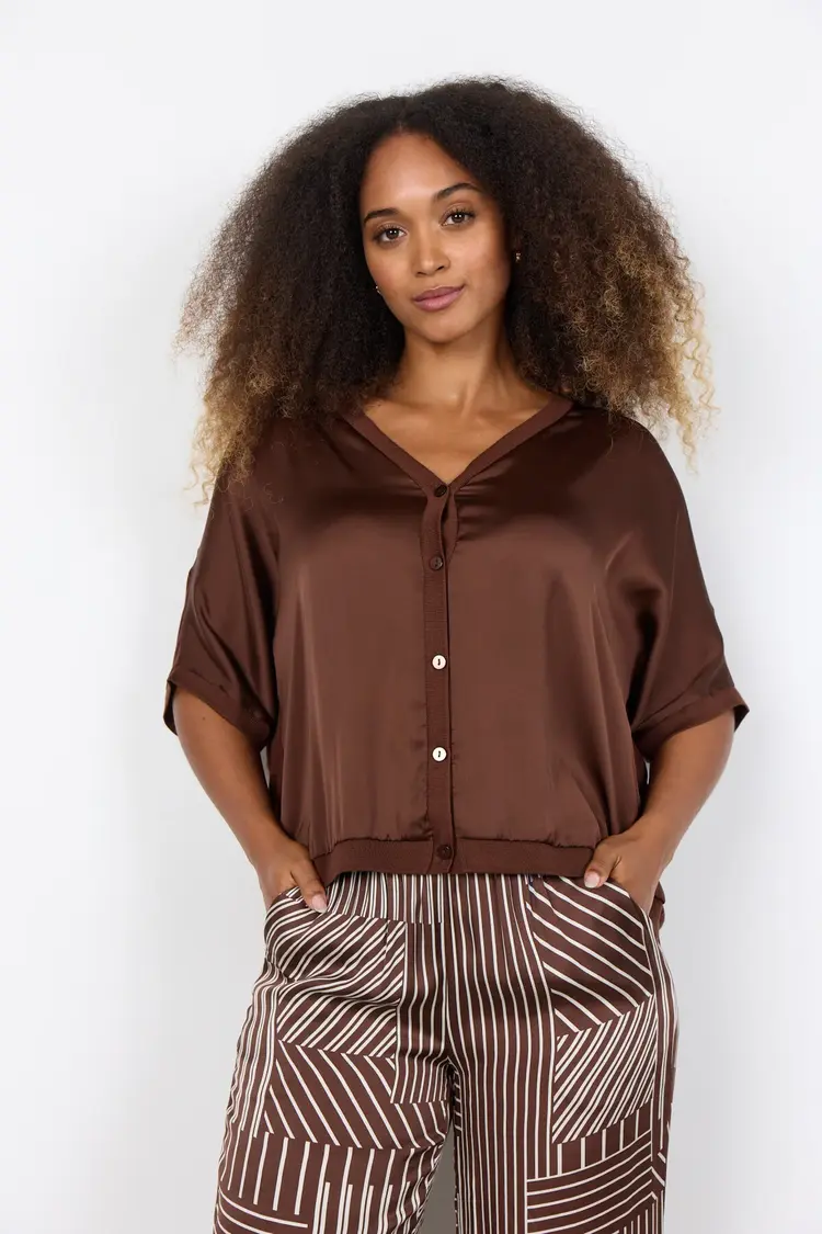 Soya Concept Soya Concept - THILDE 51 SS Button Down Top