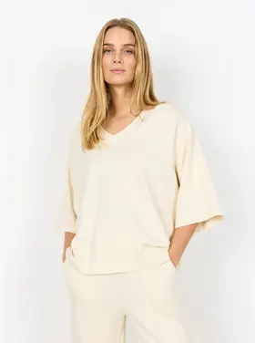 Soya Concept Soya Concept - BANU 289 Knitted 3/4 Slv Top