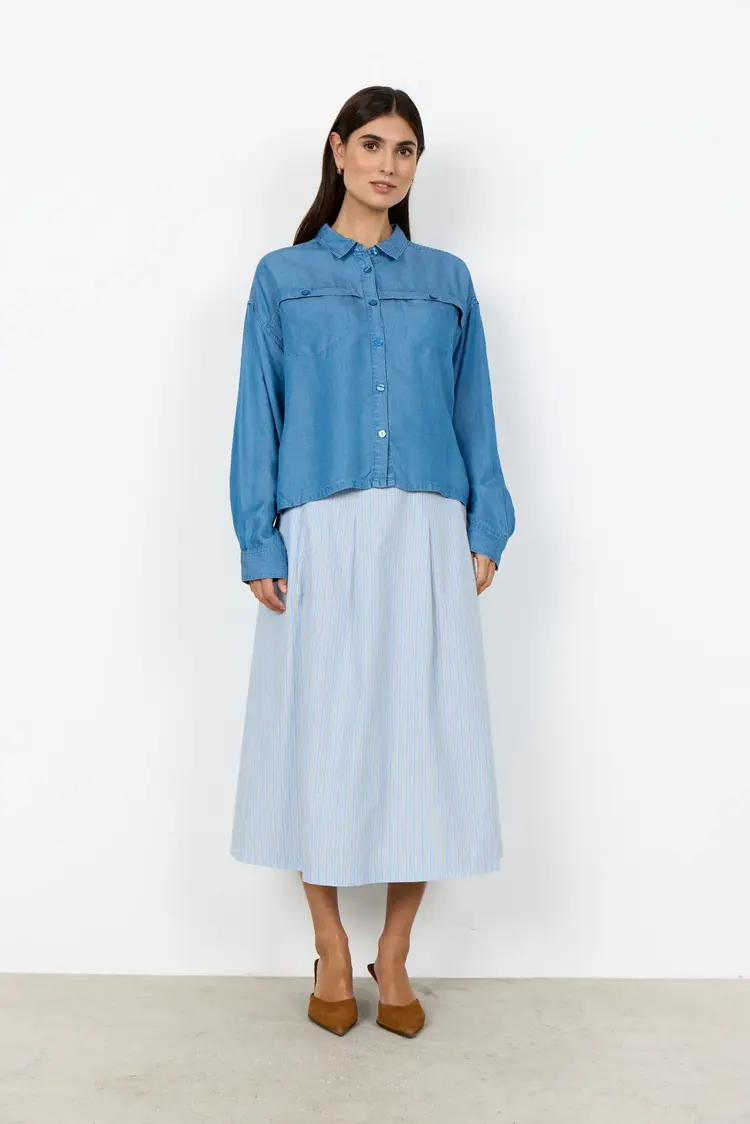 Soya Concept Soya Concept - LIV 60 Front Pockets LS Top