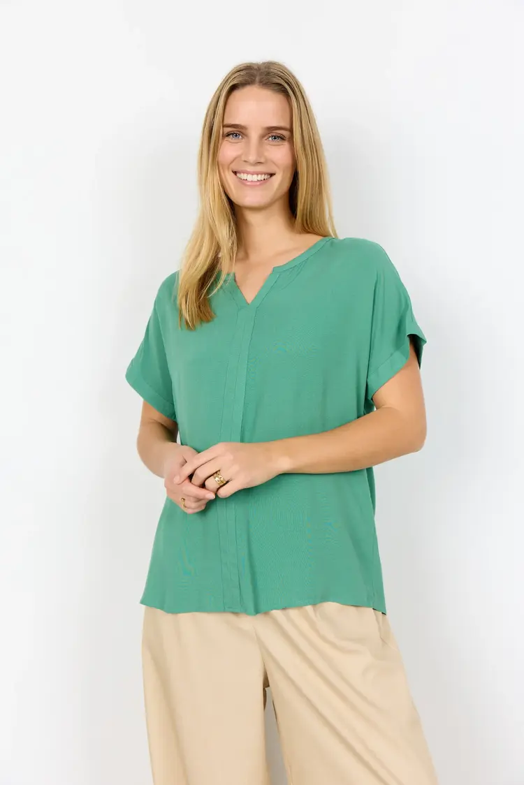 Soya Concept Soya Concept - RADIA 9 SS V-Neck Top