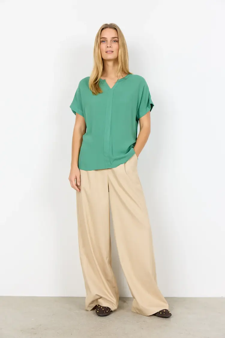 Soya Concept Soya Concept - RADIA 9 SS V-Neck Top