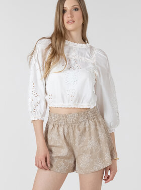 Black Tape Black Tape - LS  Eyelet Lace Detailed Top