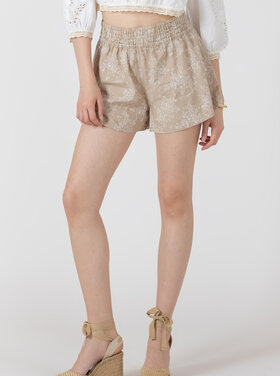 Black Tape Black Tape - Floral Elastic Waist Short