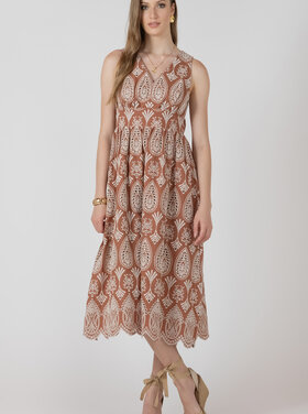 Black Tape Black Tape - V-Neck Eyelet Dress