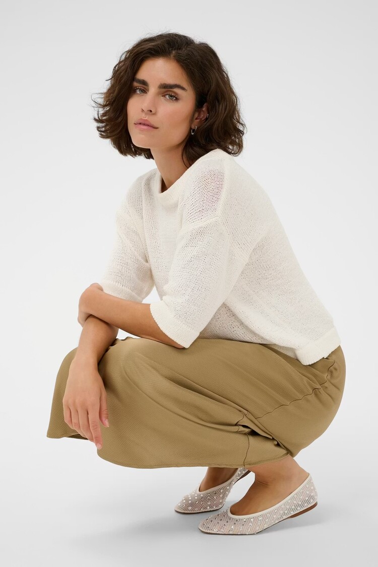 Kaffe Kaffe - SEVITA 3/4 Slv Round Neck Sweater