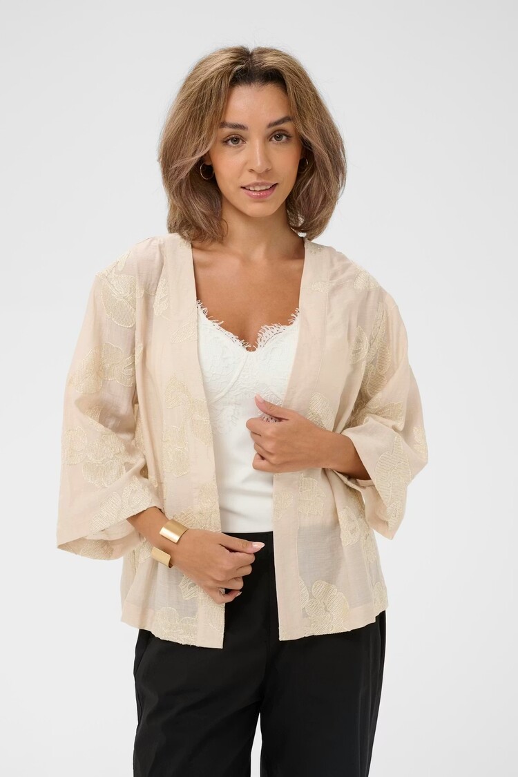 Cream Cream - EMILIA SS Embroidered Kimono