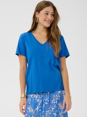 Cream Cream - NAIA SS Deep V-Neck Shirt