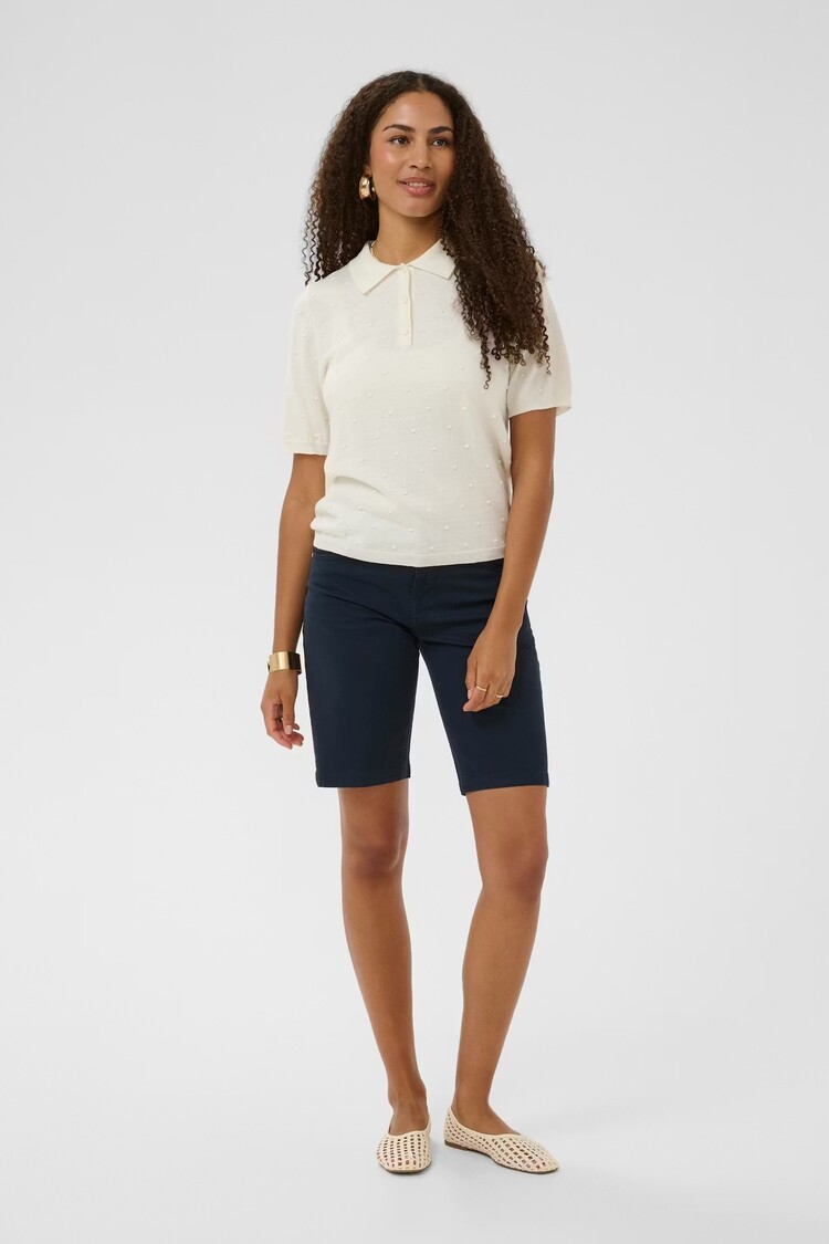 Cream Cream - BERTA Twill Shorts