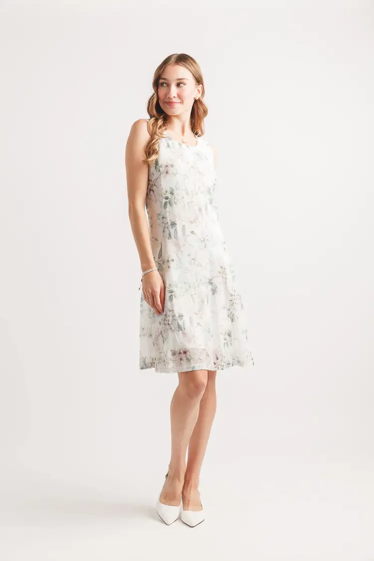 Papillon Papillon - Floral Embroidered Panelled Dress