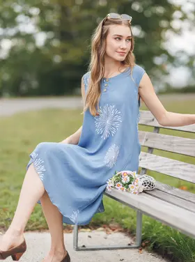 Papillon Papillon - Starburst Printed Layered Dress