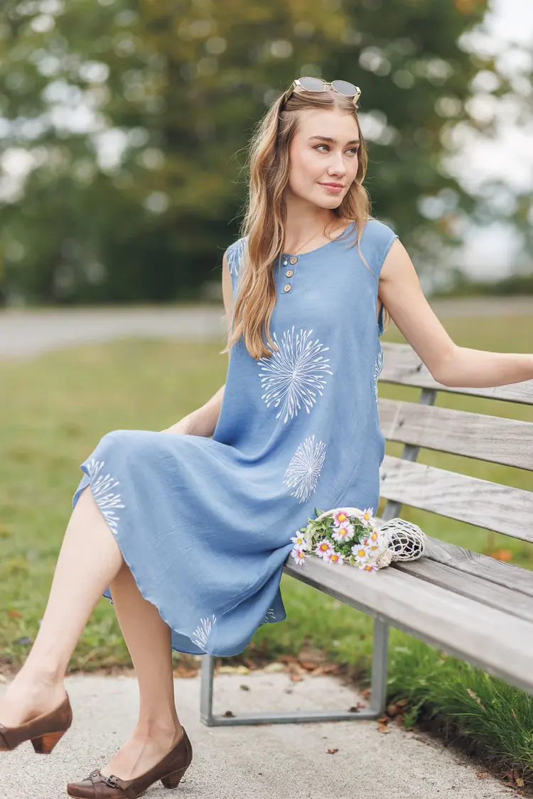 Papillon Papillon - Starburst Printed Layered Dress