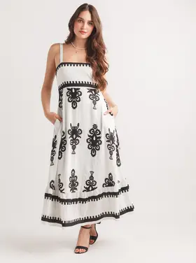 Papillon Papillon - Boho Printed Slvless Dress