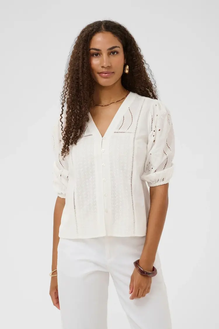 Cream Cream - SIGNE 3/4 SLV  Blouse