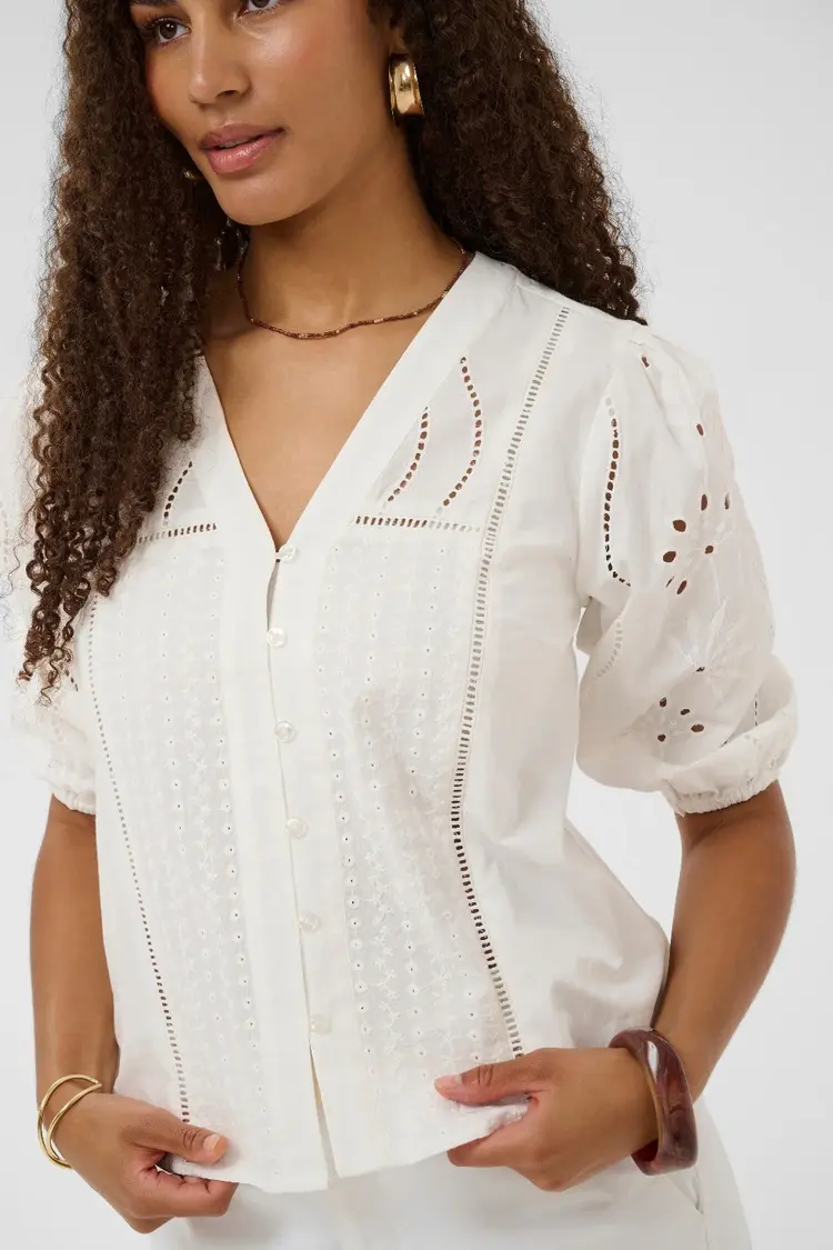 Cream Cream - SIGNE 3/4 SLV  Blouse