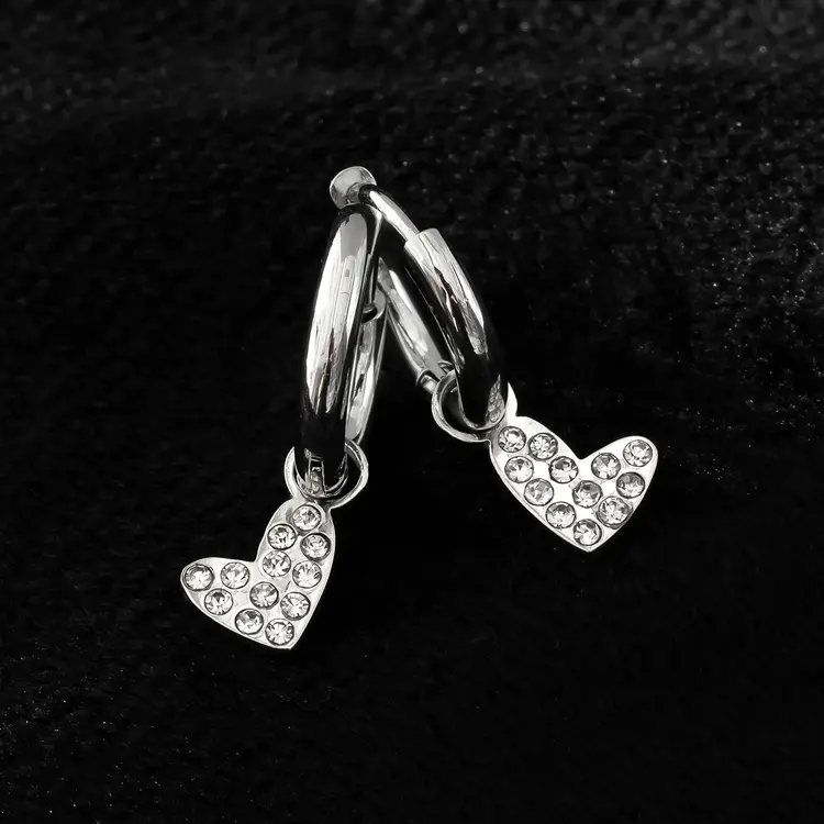 Hackney Nine Hackney Nine - VIRTUOUS Hearts Earring Silver
